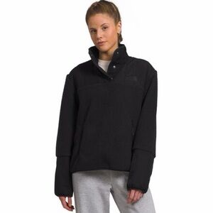 The North Face Cragmont Fleece 1/4 Snap Button Medium Black Pullover Jacket BNWT